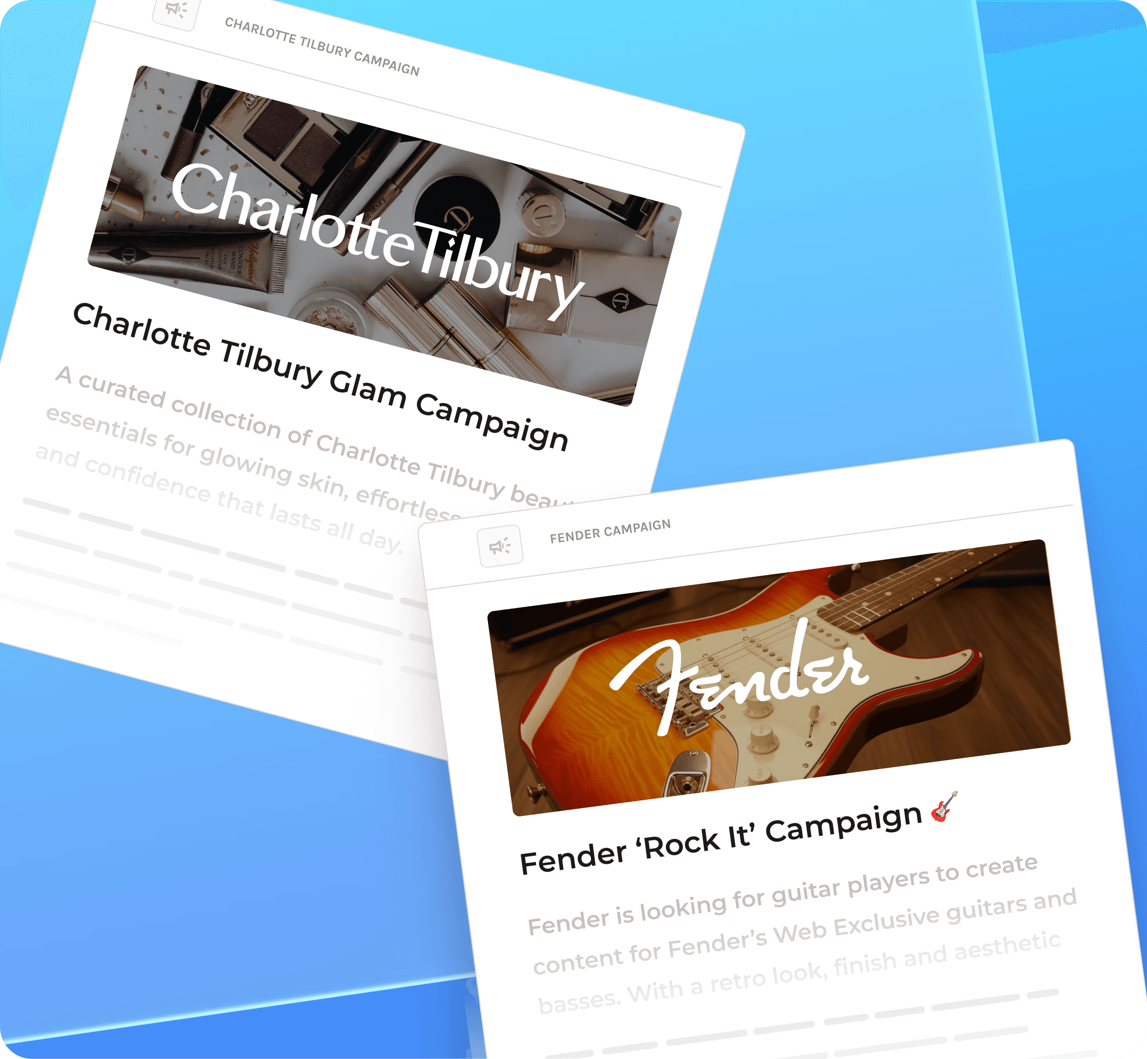 Brand collaboration campaigns