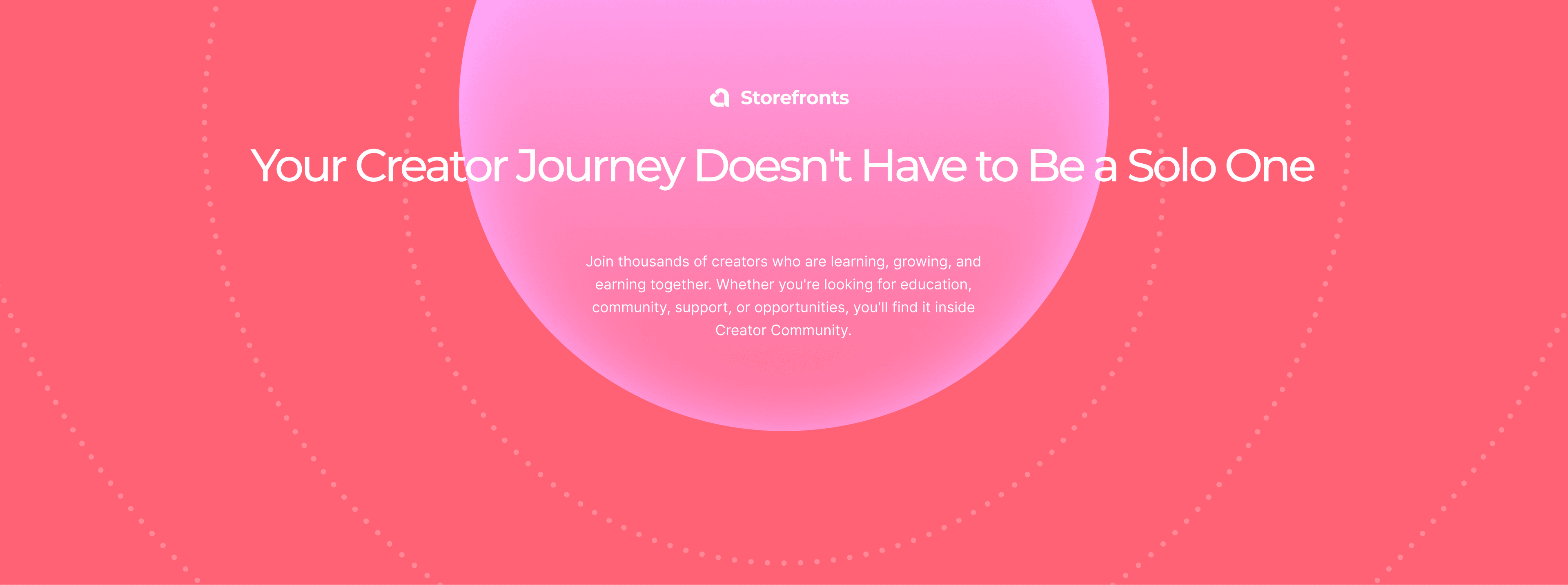 Your Creator Journey Doesn't Have to Be a Solo One