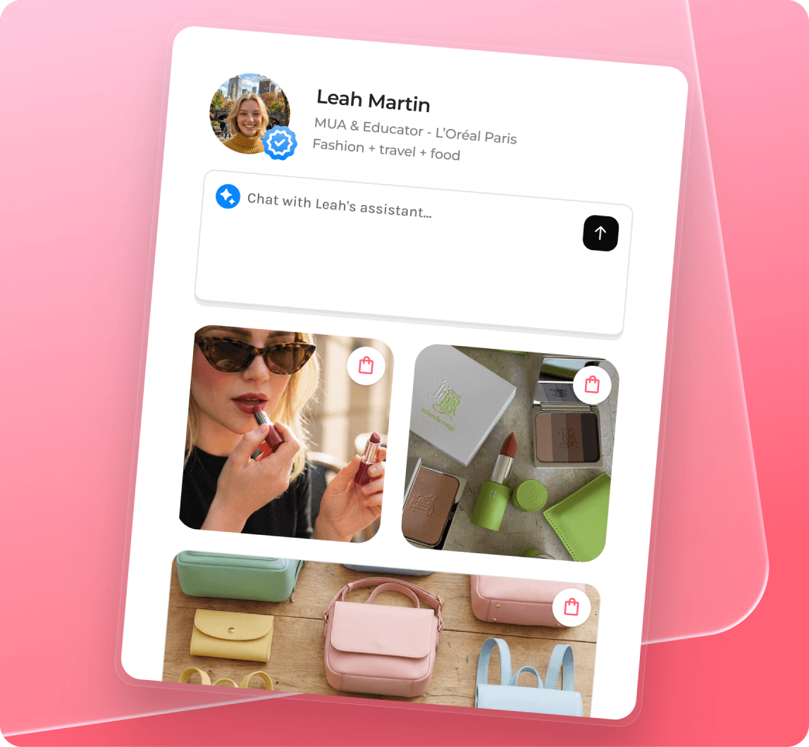 AI Creator Storefront UI