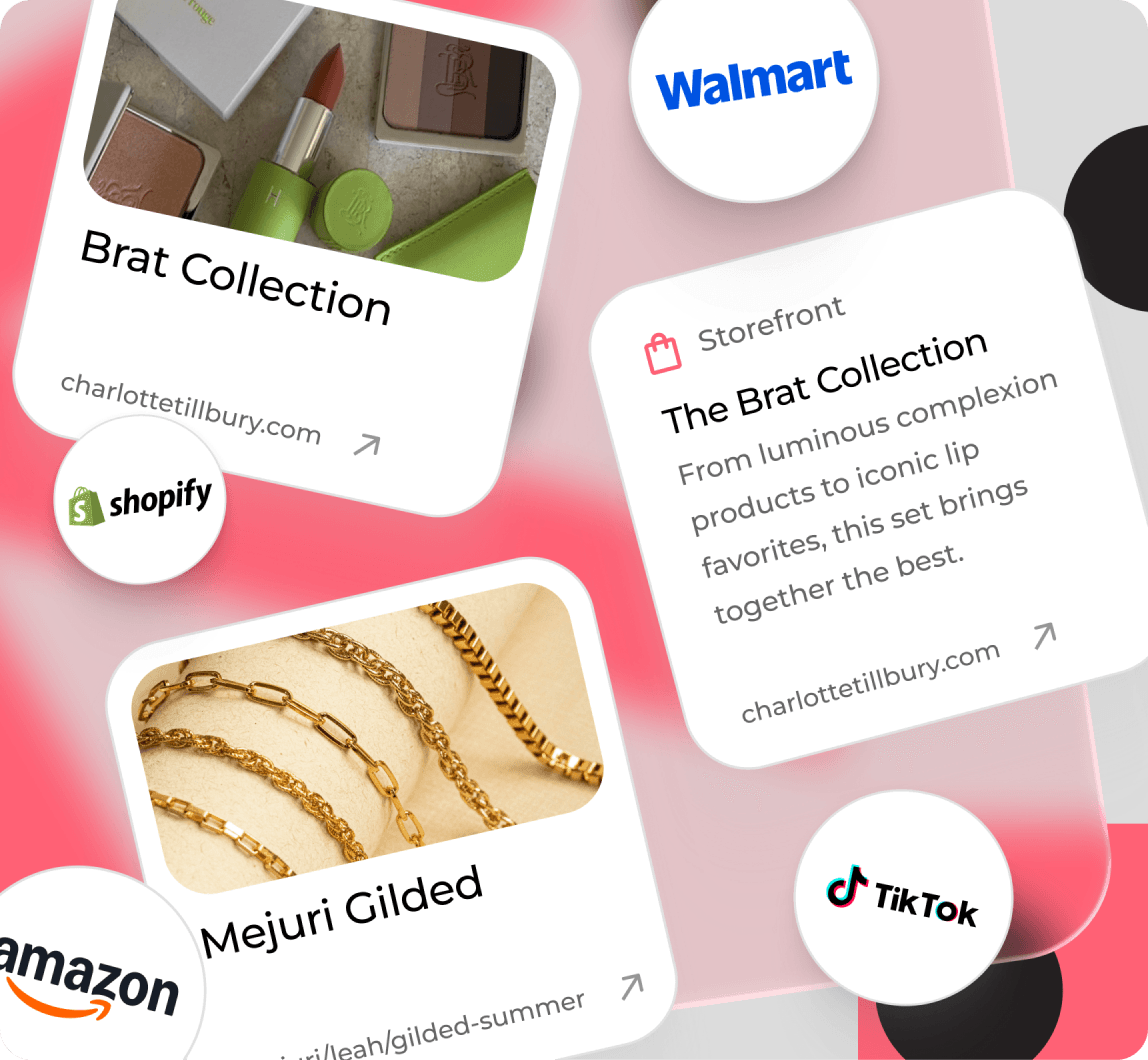 Product catalog UI