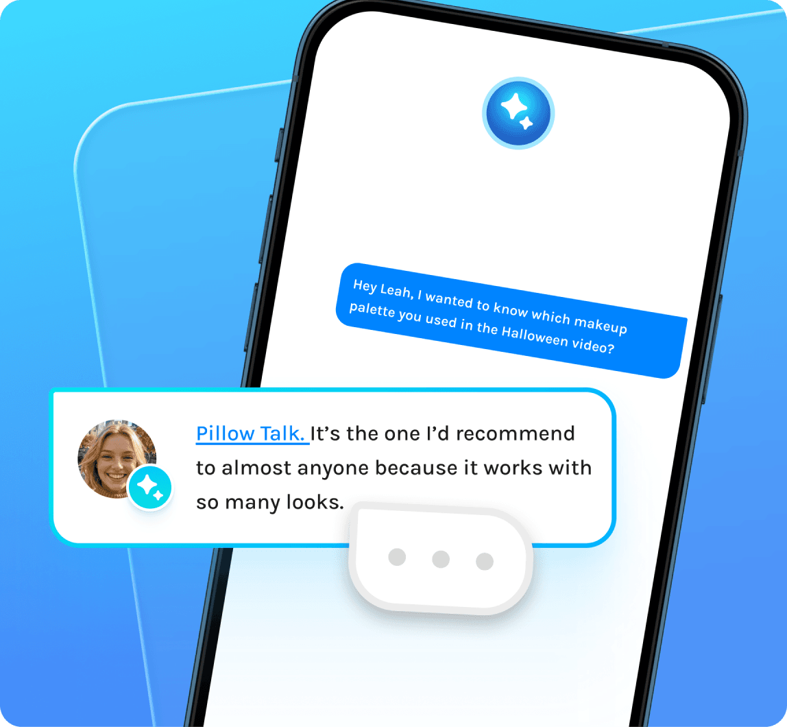 Chat conversion UI